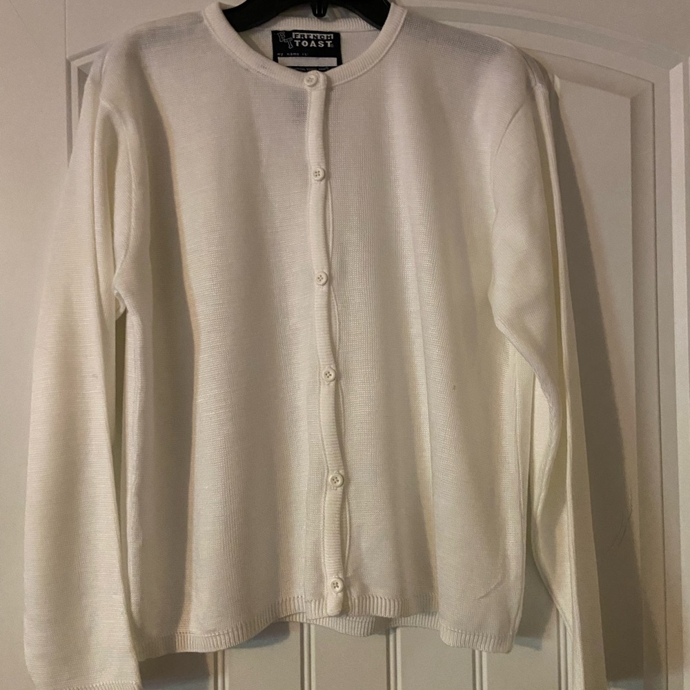 Women's French Toast White Sweater